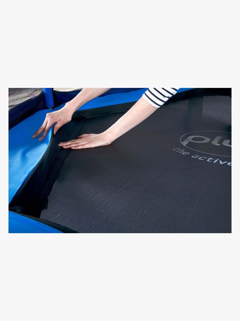 Plum Junior Jumper Trampolin inkl. Beskyttelsesnet 220 cm, Blå/Grøn