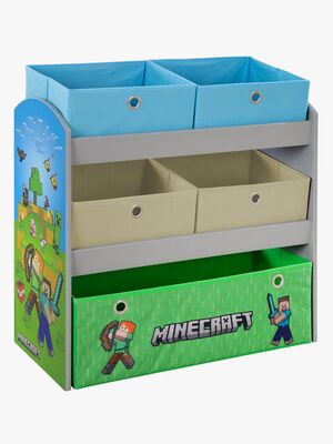 Minecraft Opbevaringsreol med Opbevaringskasser