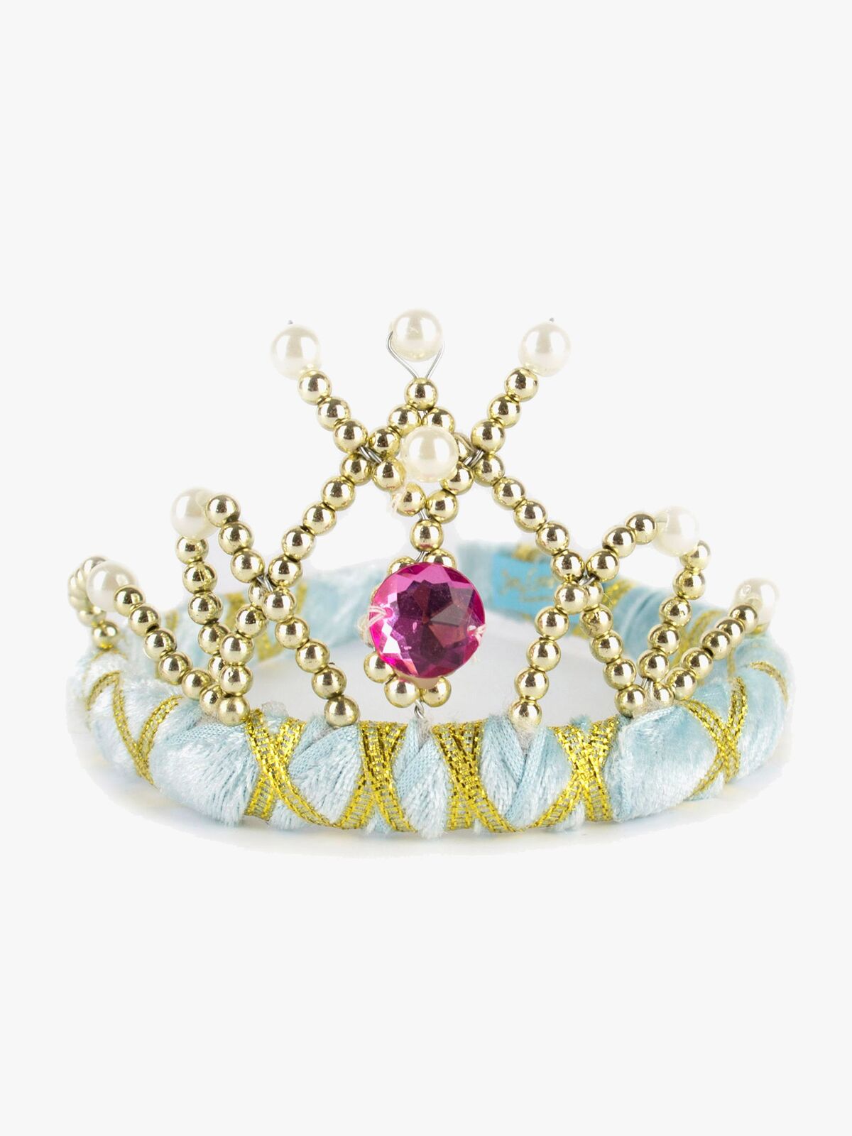 Den Goda Fen Kostume Tiara Velour Turkis