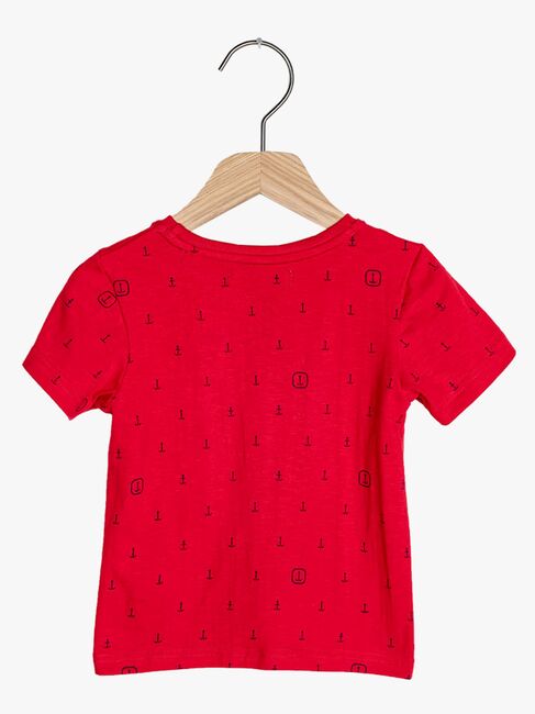 Ebbe Boston T-Shirt, Blue Anchors