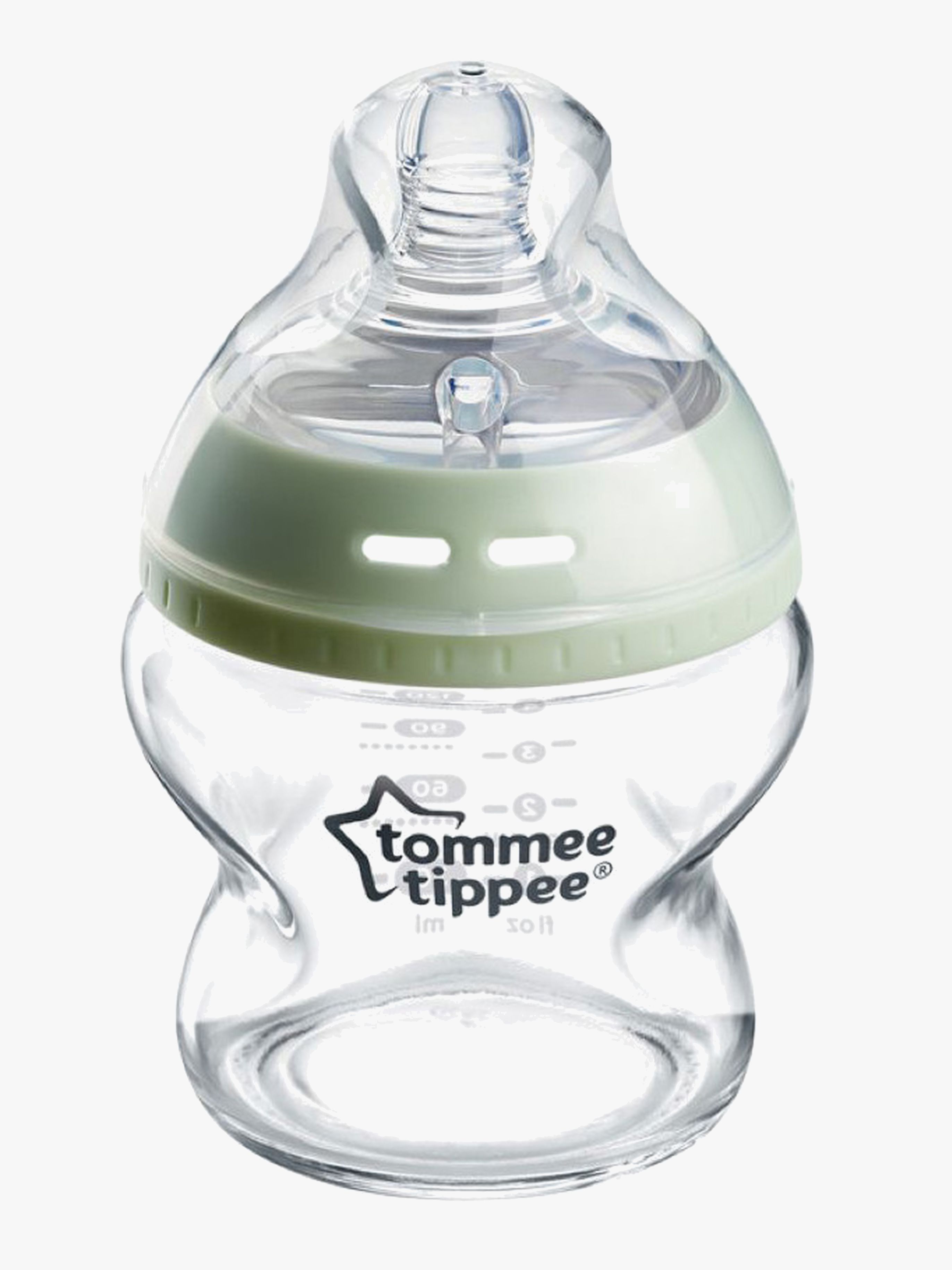 Tommee Tippee Natural Start Sutteflaske 150 ml Glas, Green