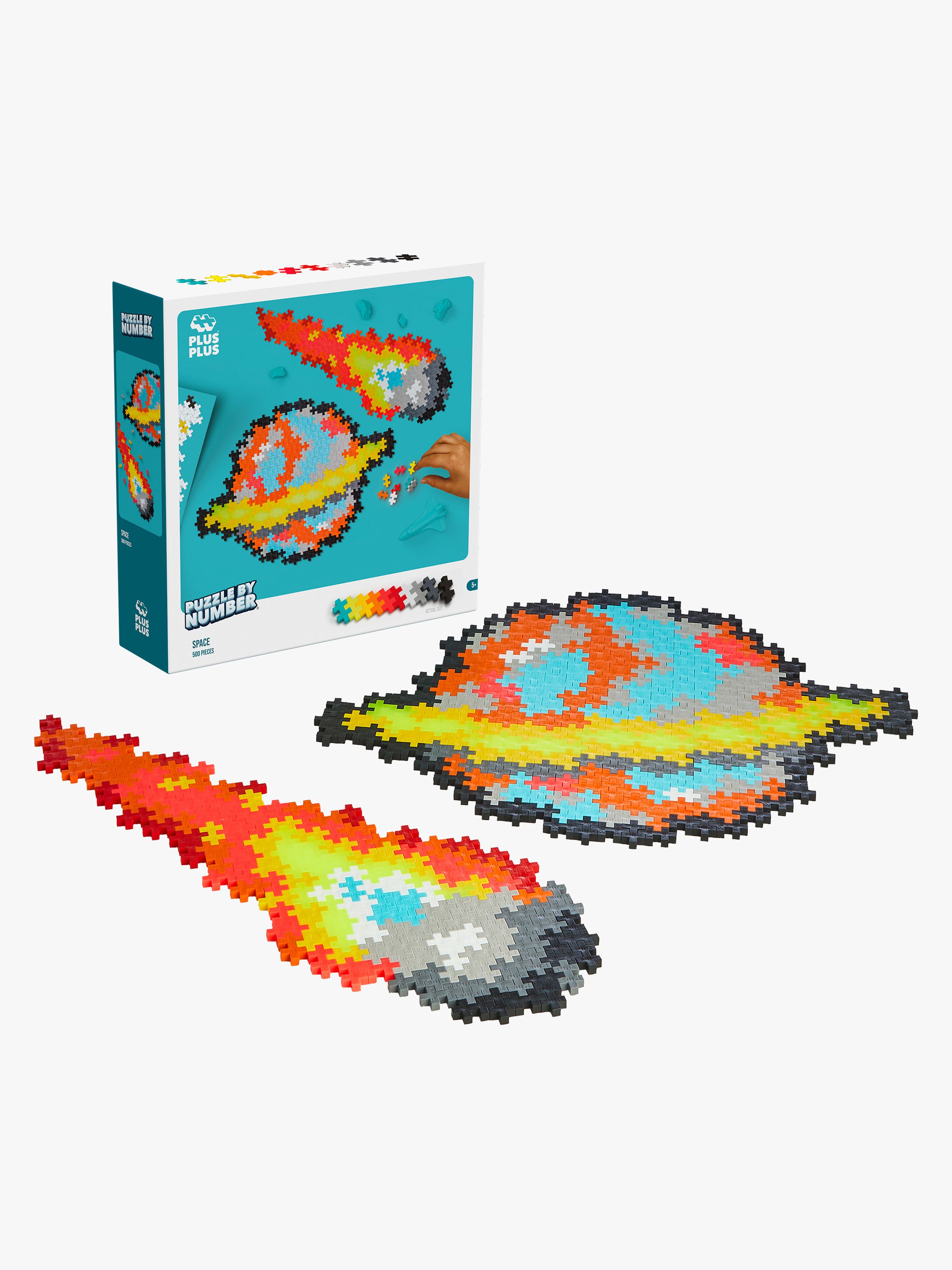 Plus-Plus Puzzle By Number Rummet 500 Dele