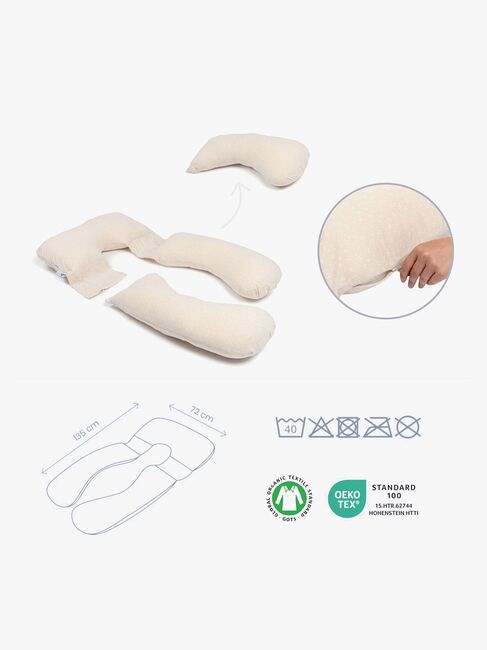 Doomoo Graviditetspude Maxi, Blomst Sand