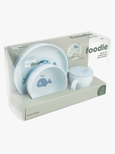 Done By Deer Foodie Madsæt Wally, Blue