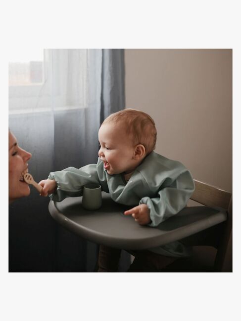 Mushie  Langærmet Hagesmæk, Roman Green