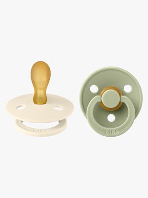 BIBS Colour Sutter 2-pak Latex Str. 2, Ivory/Sage