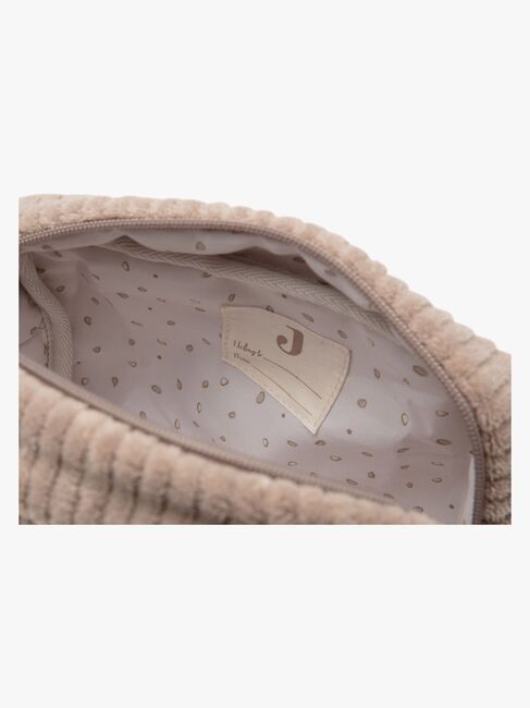 Jollein Cloudy Rib Toilettaske, Milky Coffee