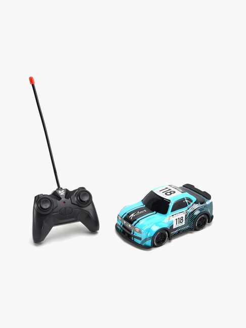 G4P Cartoon Fjernstyret Bil 1:28, Blå