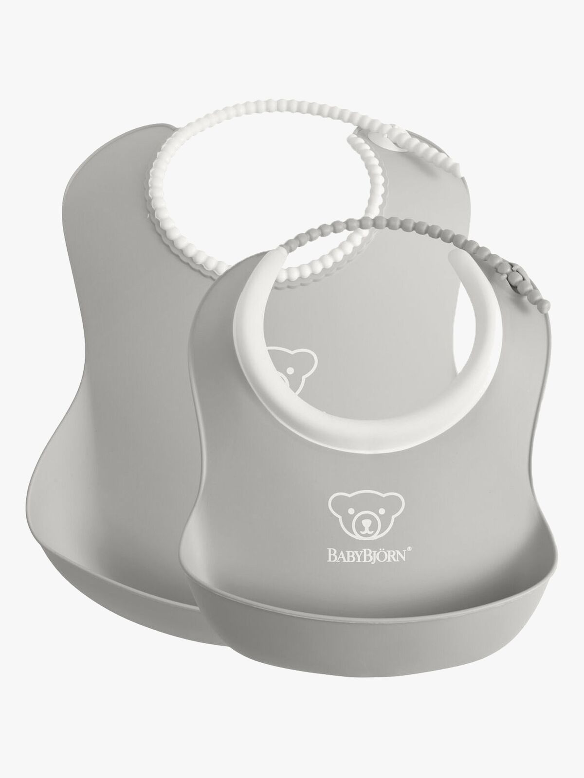 BabyBjörn Hagesmæk-sæt 2-Pak, Grå