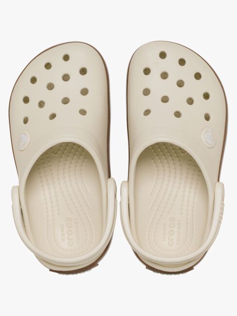Crocs Crocband Gum Kids Crocs, Summit White