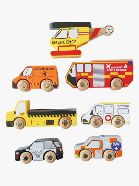 Le Toy Van Redningshelikopter & Redningskøretøjer