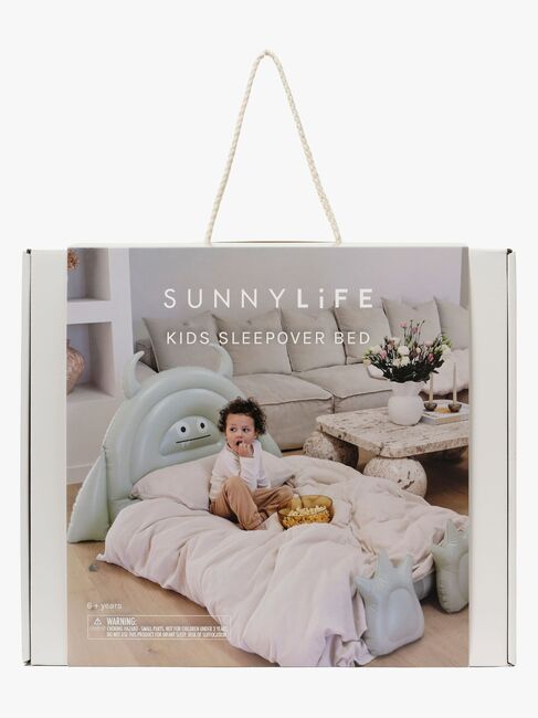 SUNNYLiFE  Oppustelig Børneseng, Monster Sage
