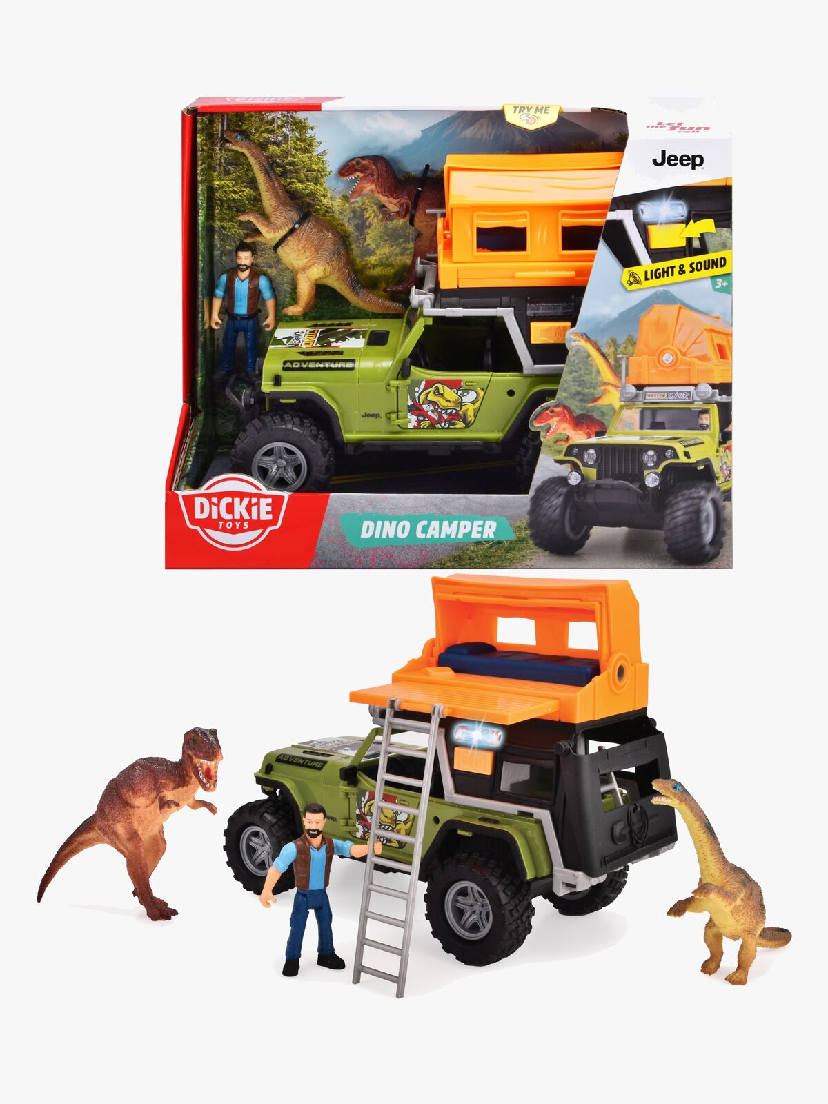 Dickie Toys Dino Camper Legetøjsbil