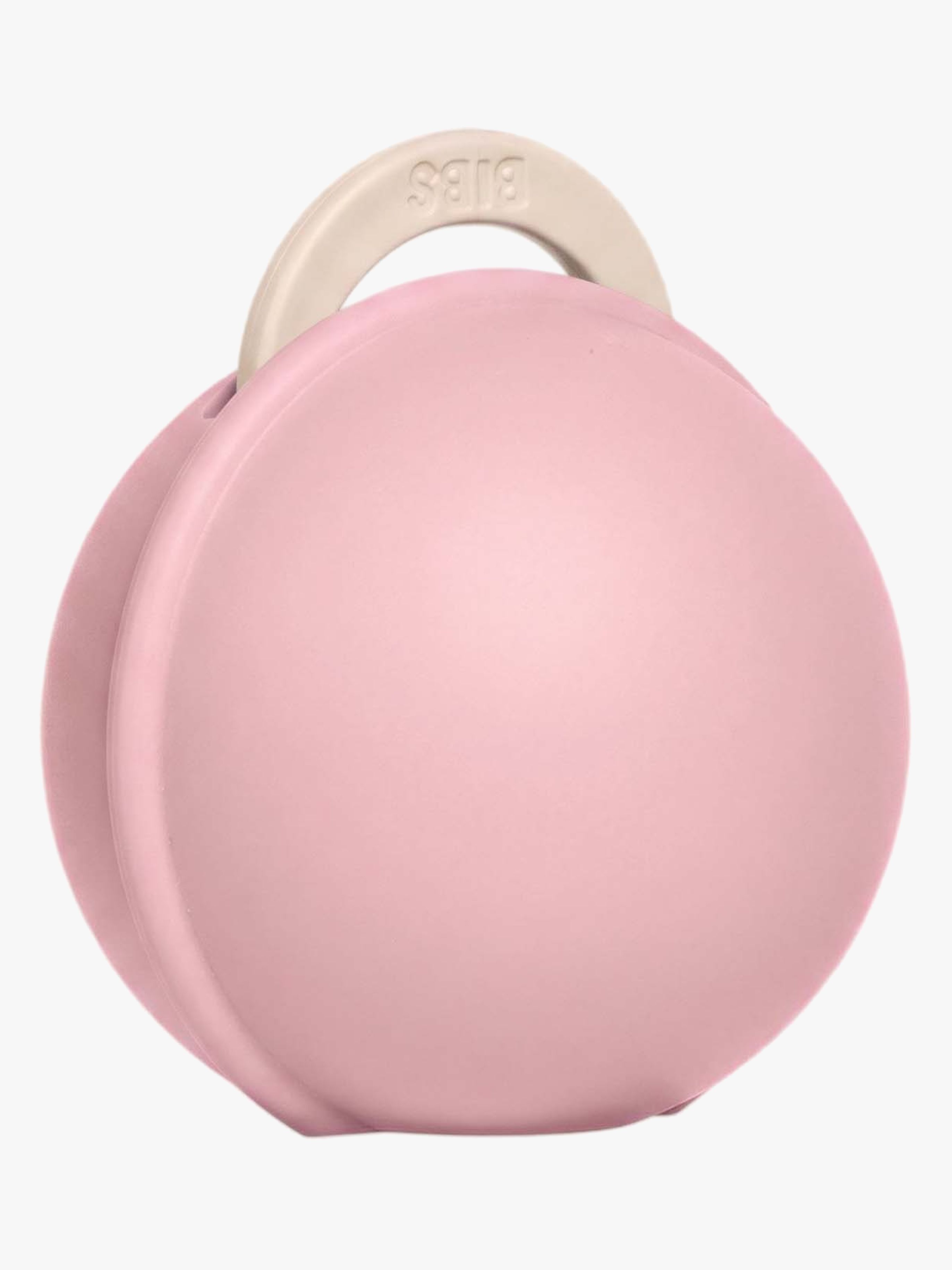 BIBS Colour Sut Latex Str. 2 Rund & Sutteboks Mini, Petal/Baby Pink