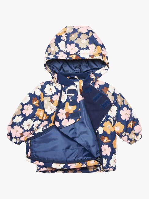 Petite Chérie Atelier Lola Jakke, Navy Big Flower