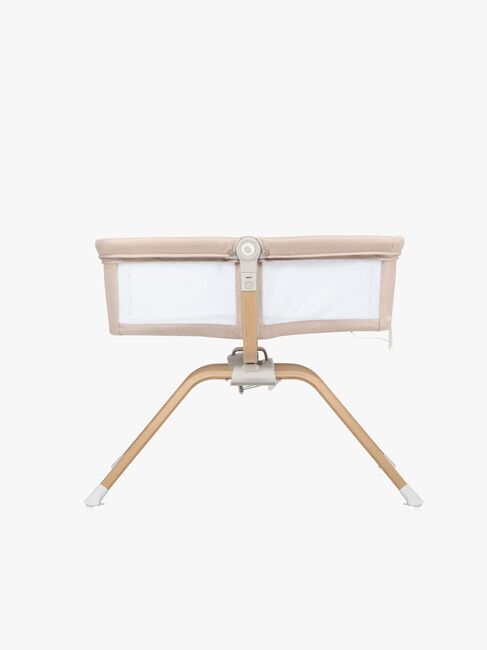 Lionelo Malin Evo Bedside Crib, Beige Natural