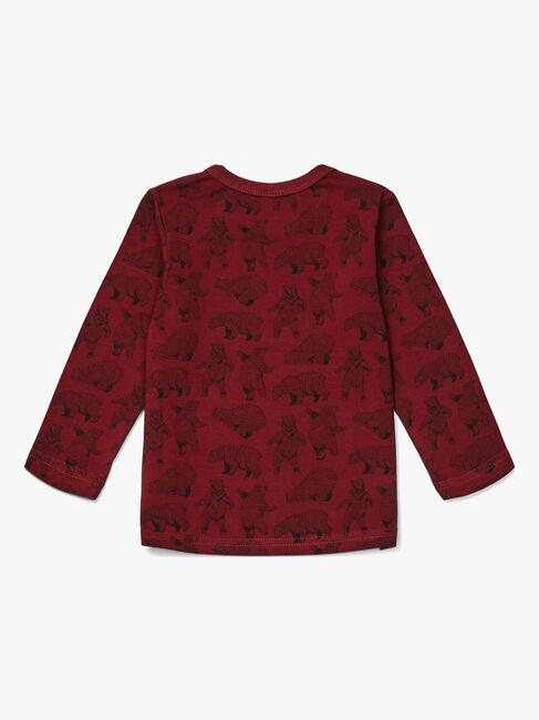 Luca & Lola Montay Langærmet T-Shirt 2-pak, Red 