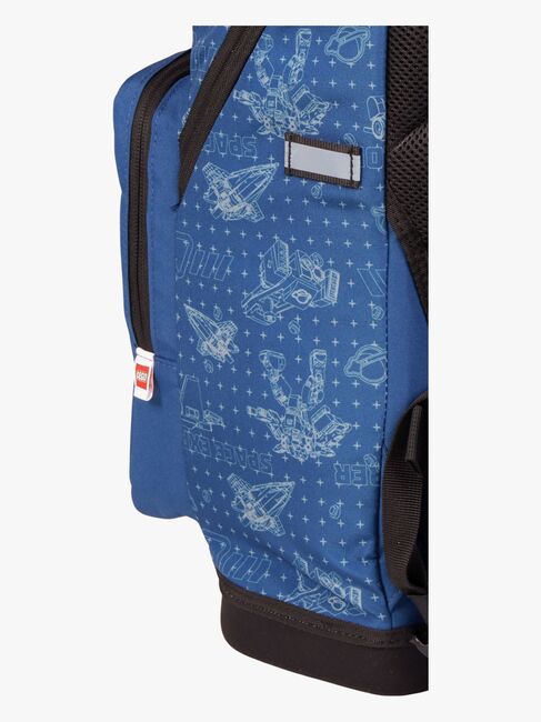 LEGO® City Space Explorer Taskesæt 20,5L med Fastgørelsesbar Gymnastikpose & Fyldt Penalhus, Blå