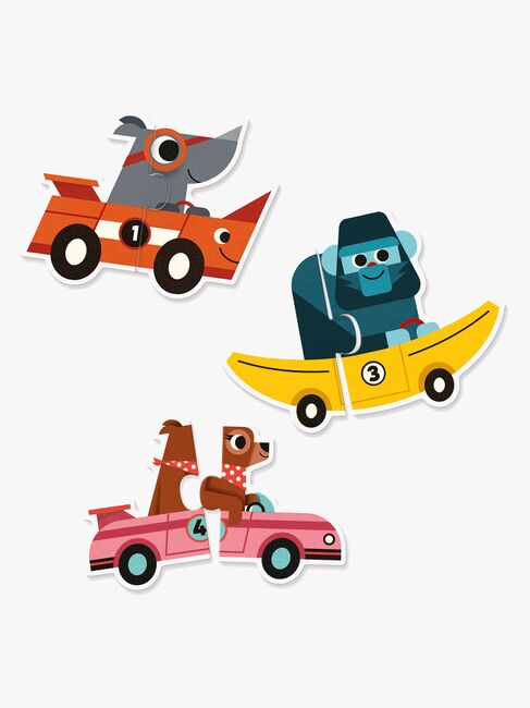 Djeco Duo Puslespil Racerbil 20 Brikker