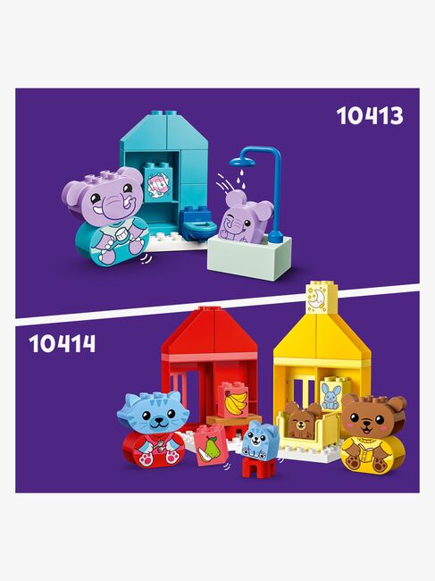 LEGO DUPLO My First 10414 Dagligdagens rutiner: Spisetid og sengetid