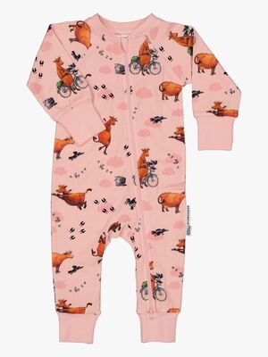 Geggamoja Pyjamas Mor Muh og Krage, Pink