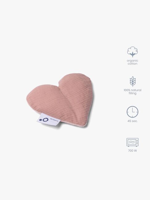 Doomoo Snoogy Varmepude Hjerte, Pink