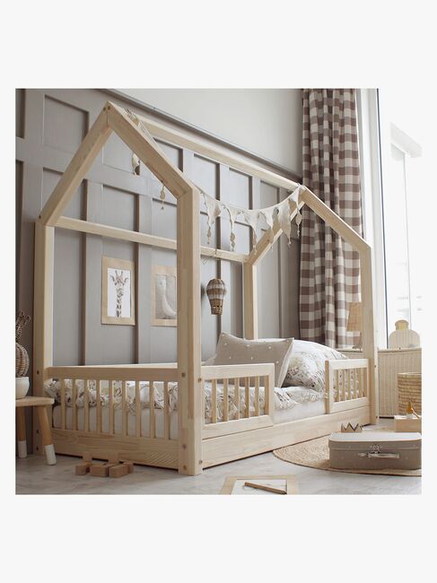 Minitude CARTER Junior-/Montessori-seng 80x160, Natur