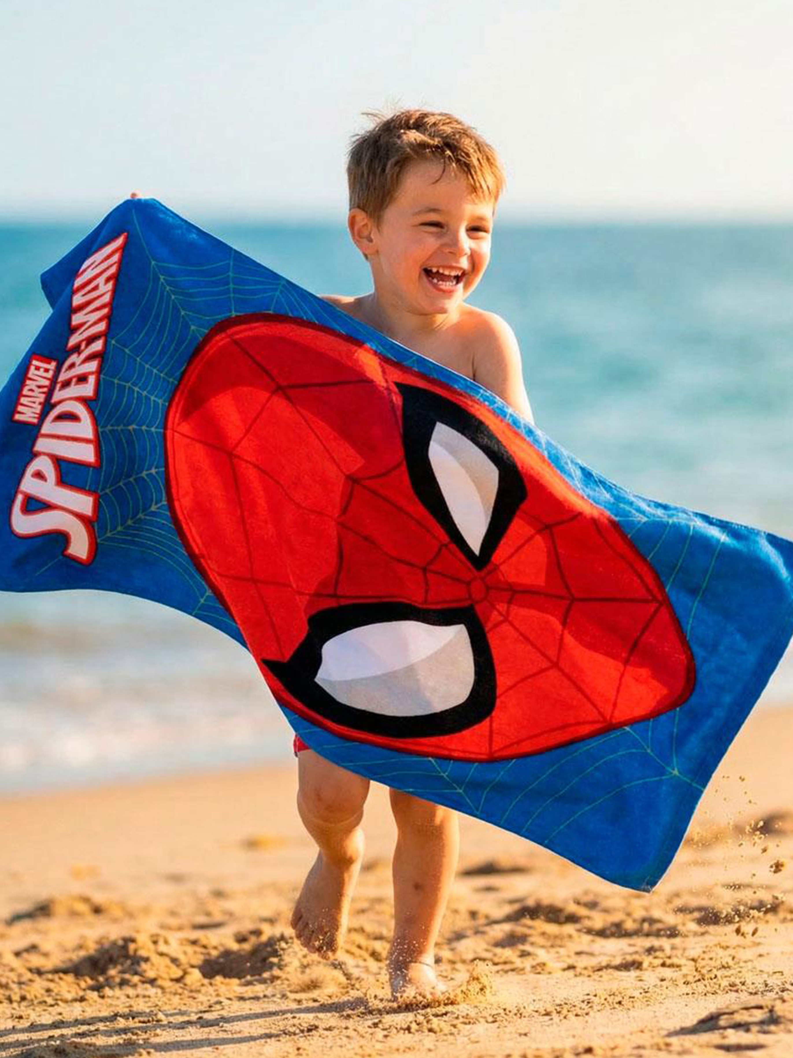 Marvel Spider-Man Håndklæde 100% Bomuld, Blå