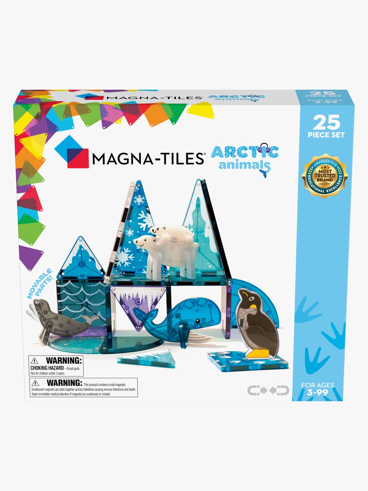 MAGNA-TILES Arctic Animals Byggesæt 25 Dele