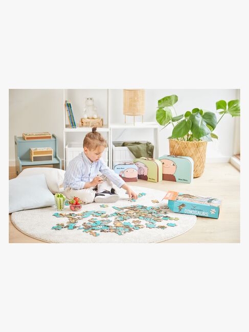 Barbo Toys Stor Gulvpuslespil Dinosaur 120 Brikker