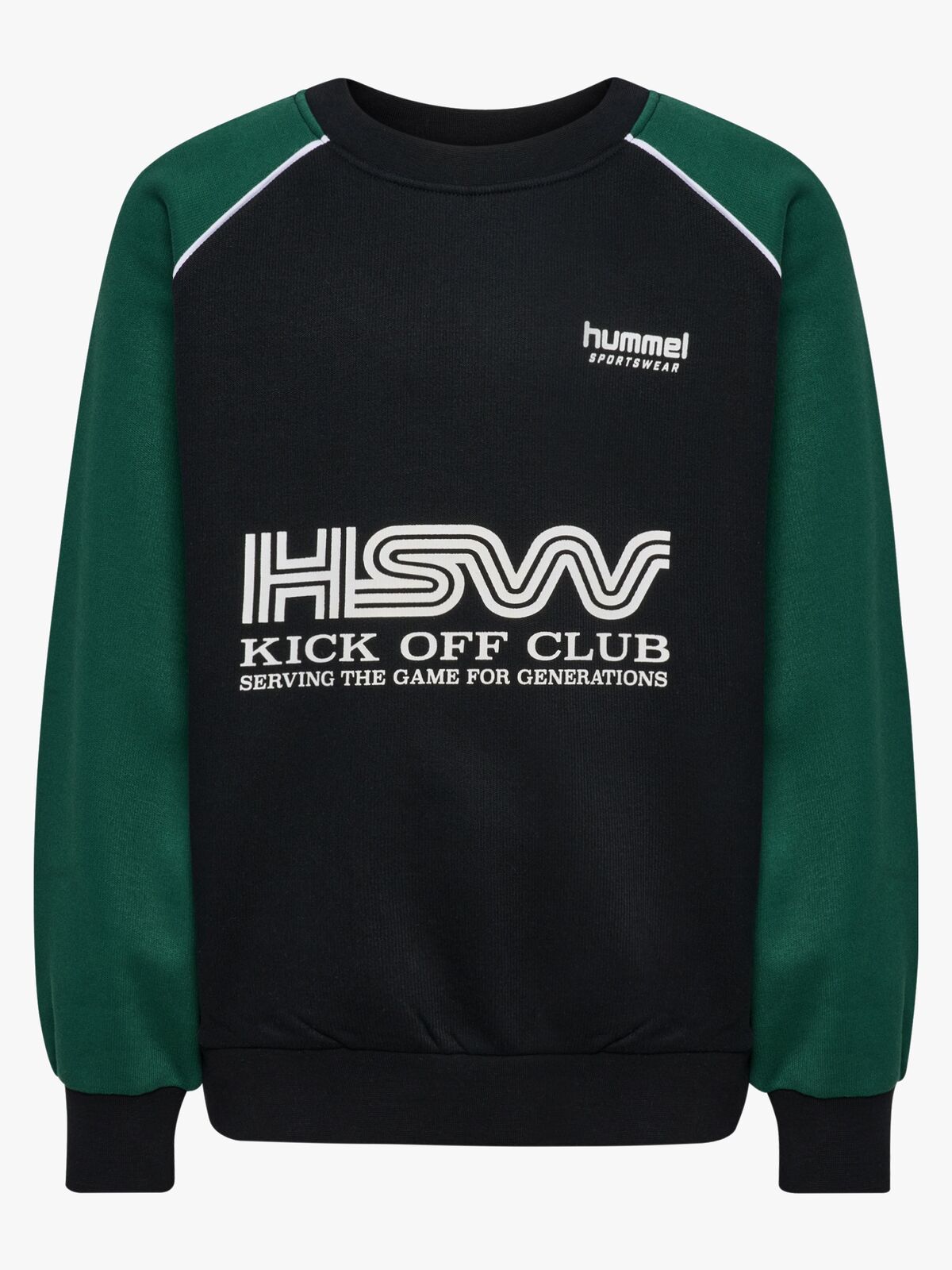 Hummel Oversized Crew Trøje, Dark Green