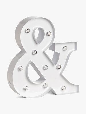 Alice & Fox Bogstavslampe &, Hvid