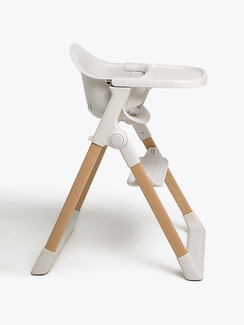 Beemoo CARE Harmony Højstol, White/Wood