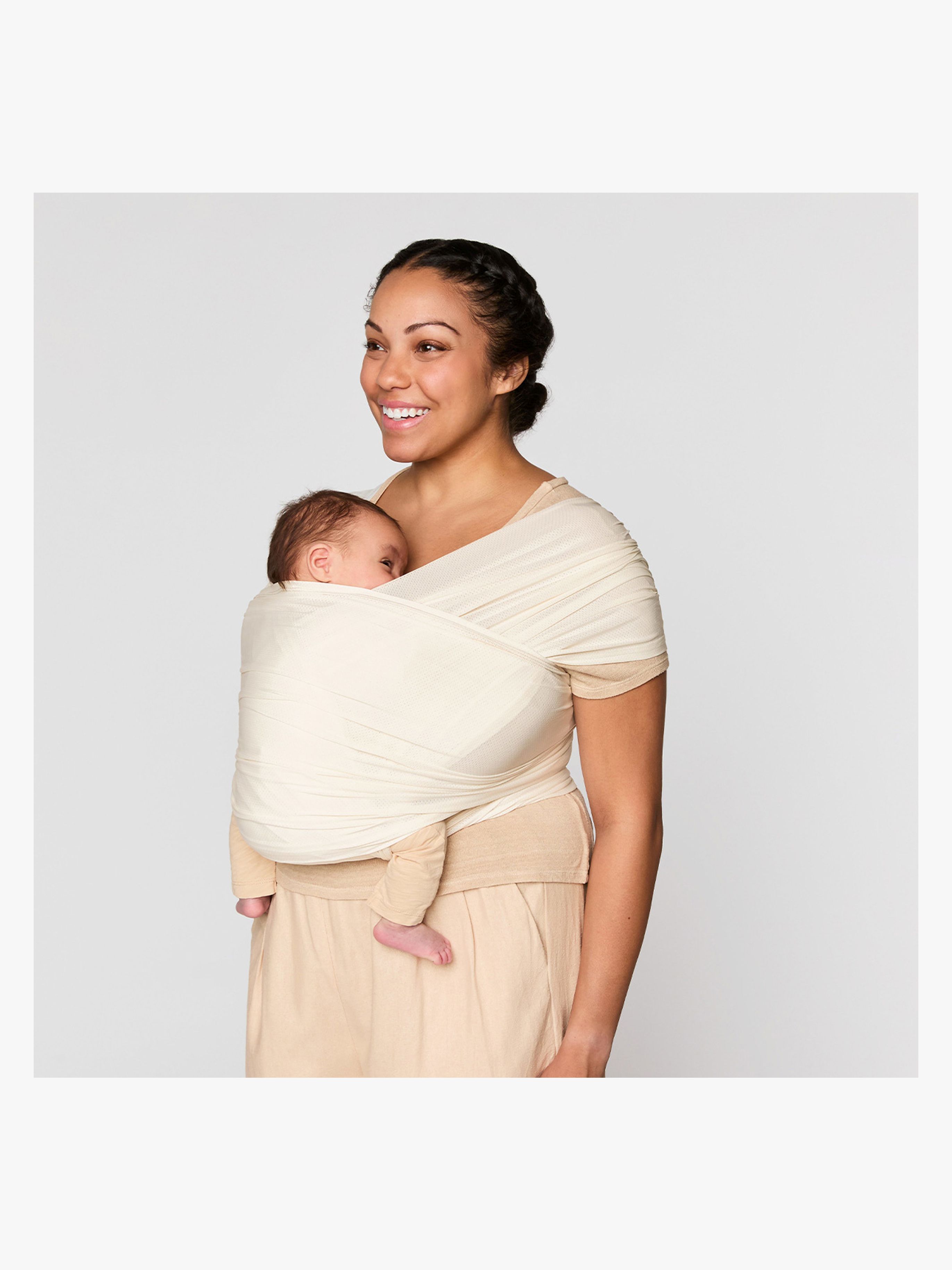 Ergobaby Aura Wrap Mesh Strækvikle, Cream
