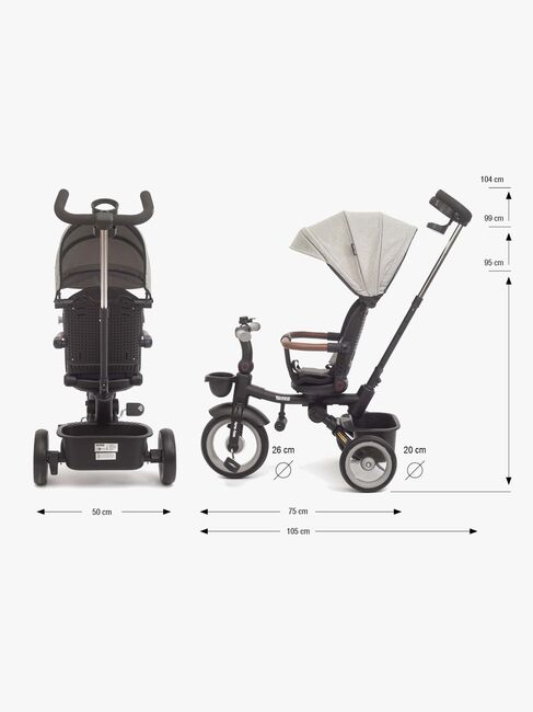 Milly Mally Twinkle Trehjulet Cykel, Grå