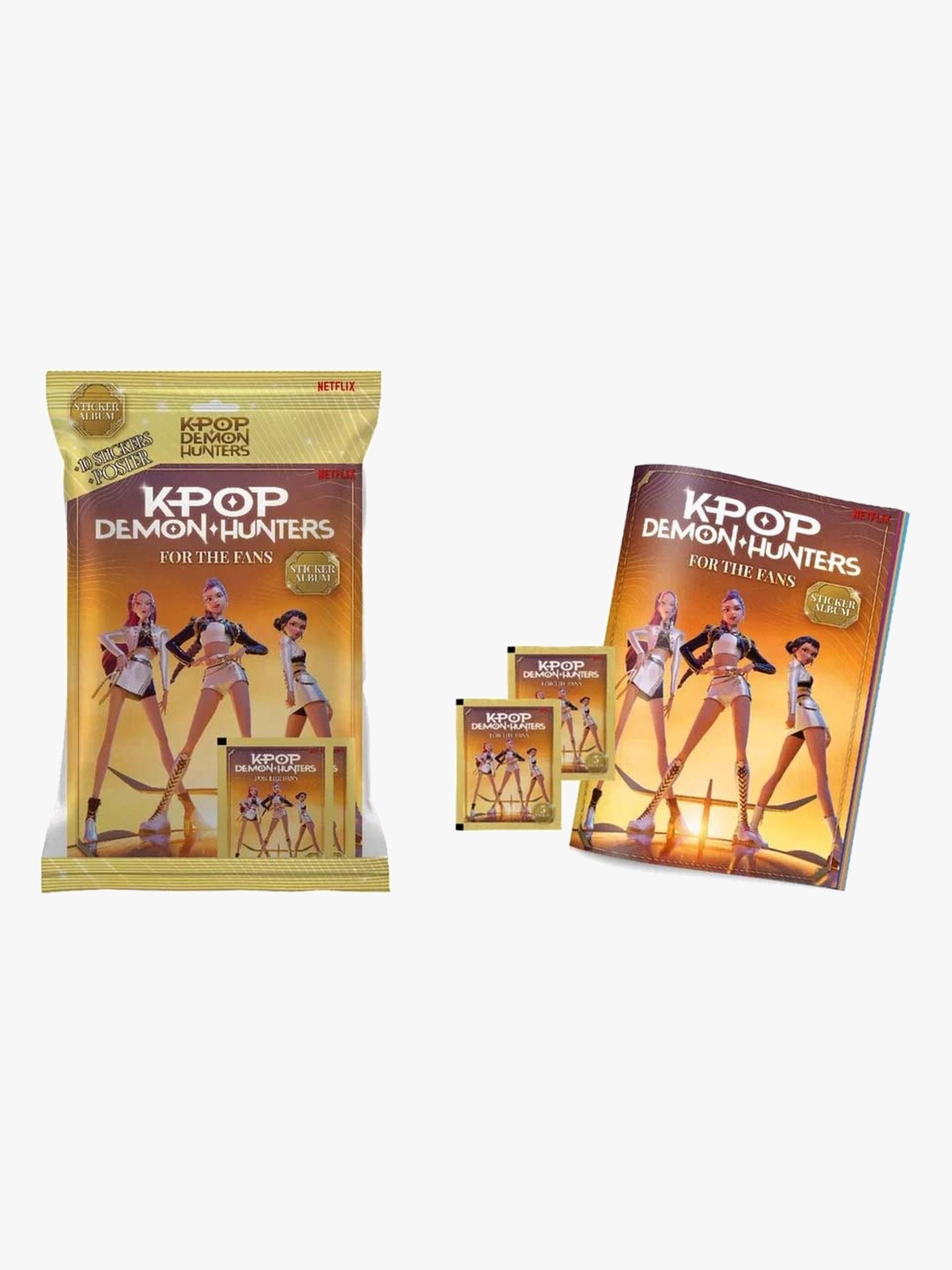 K-Pop Demon Hunters Wave 2 Klistermærkealbum &  To Blind Bags