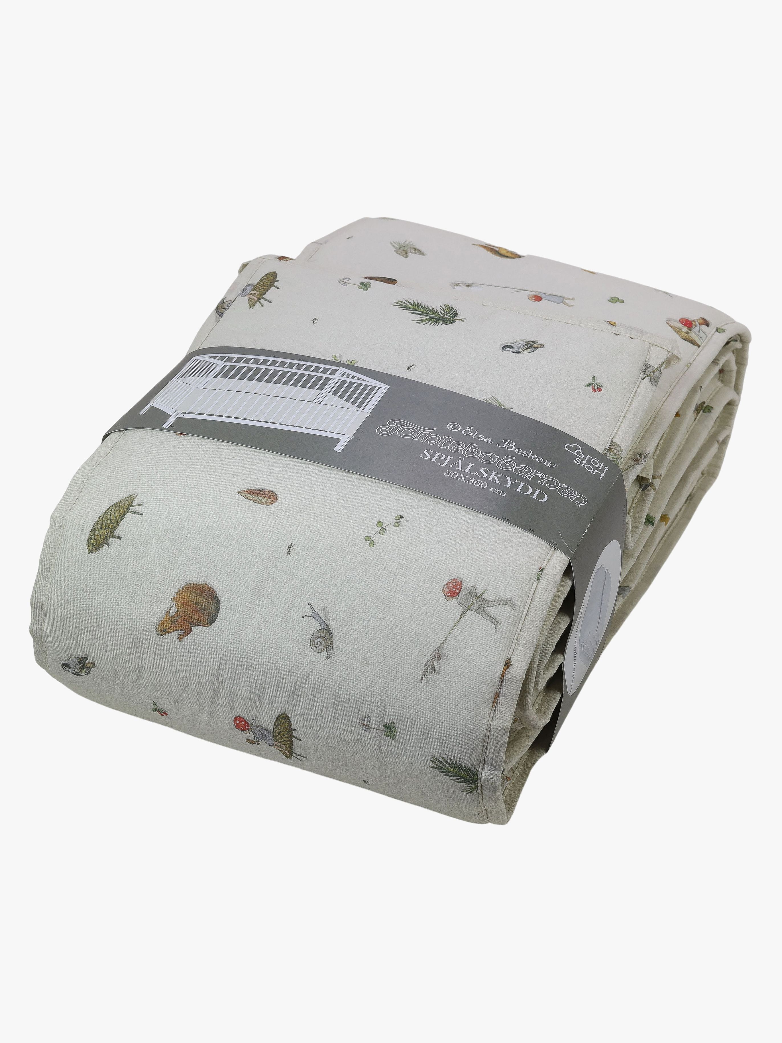 Beskow Tomtebobarnen Sengerand 30 x 360, Beige