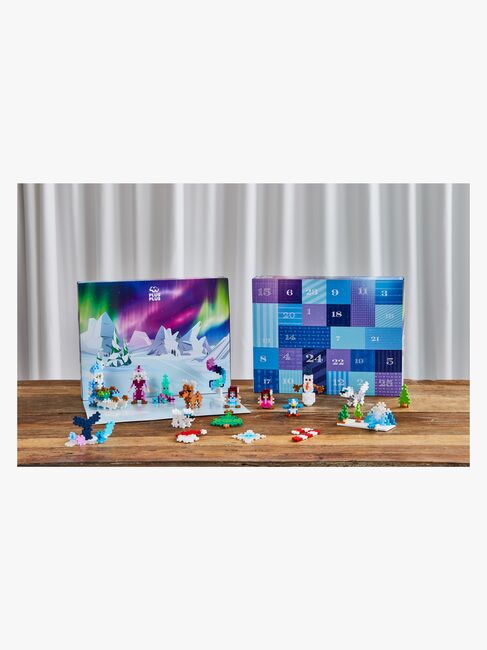 Plus Plus Julekalender 2025 Santa's Northern Lights Adventure