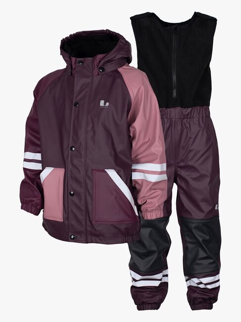 Lindberg Fagerhult Foret Regnsæt, Plum/Dry Rose