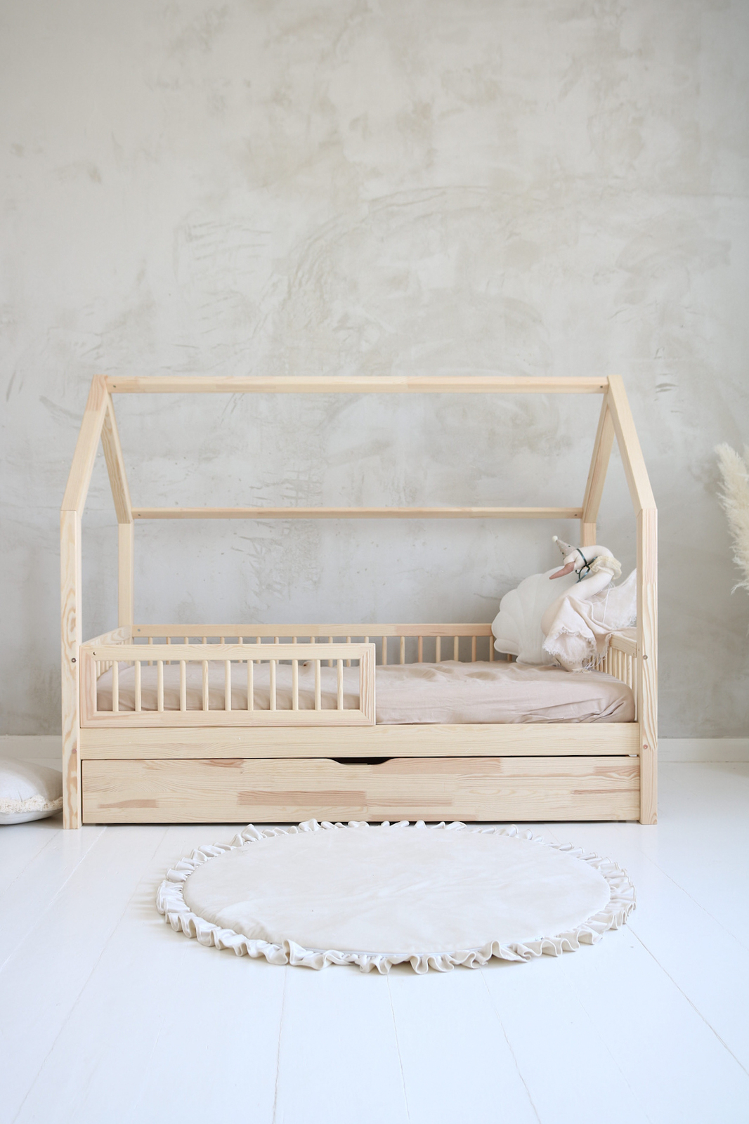 Minitude FINN Juniorseng 70x140, Natur