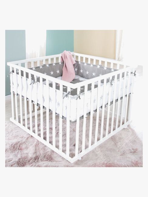 Roba Kravlegård med Hjul, Little Stars White