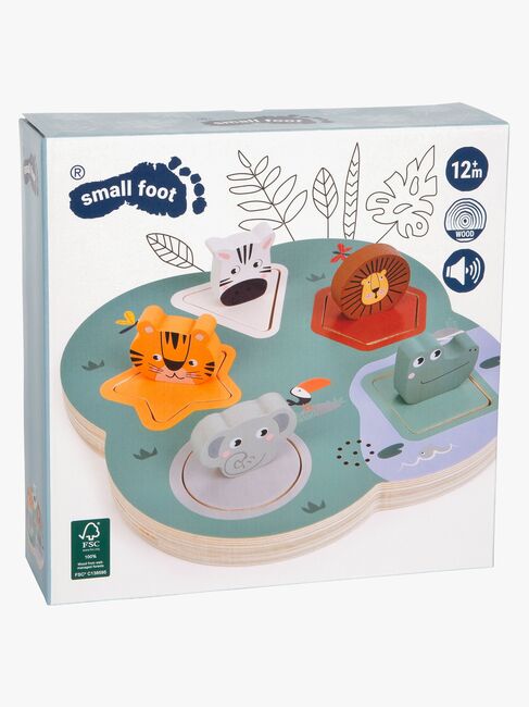 Small Foot Safari 3D-puslespil med Lyd 5 Brikker