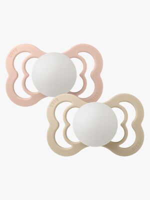 BIBS Supreme Sut 2-pak Latex Str. 2, Blush Glow/Vanilla Glow