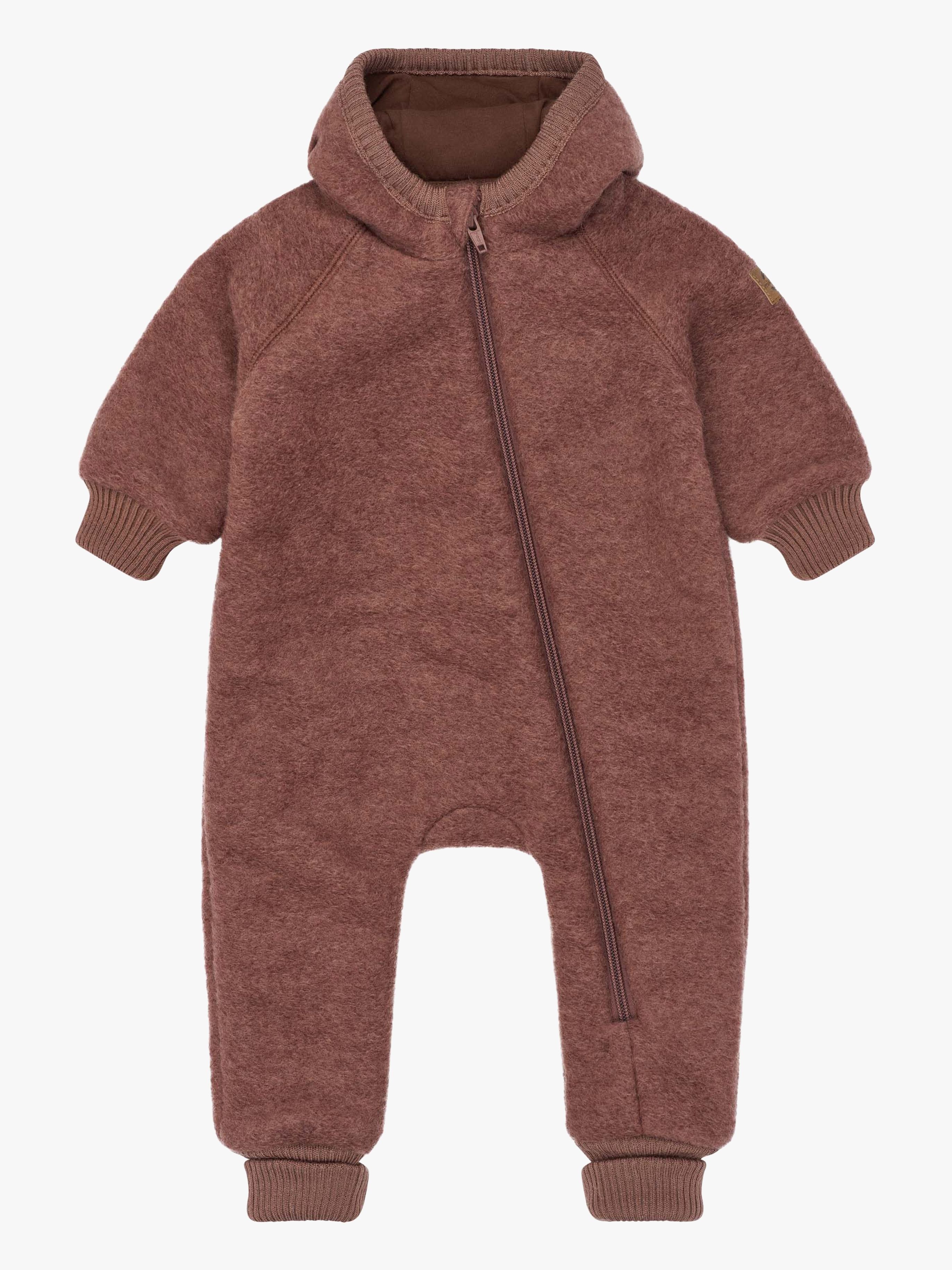 Mikk-Line Airwool Uldheldragt Med Ører, Burlwood, 68