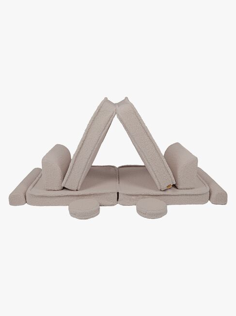 Meowbaby Play Bearly Premium  Bygbar Sofa, Lysegrå