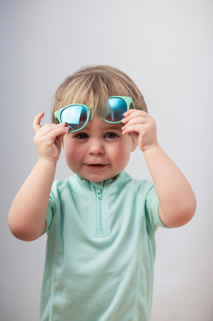 Geggamoja  Fleksible Solbriller, Neptune Green