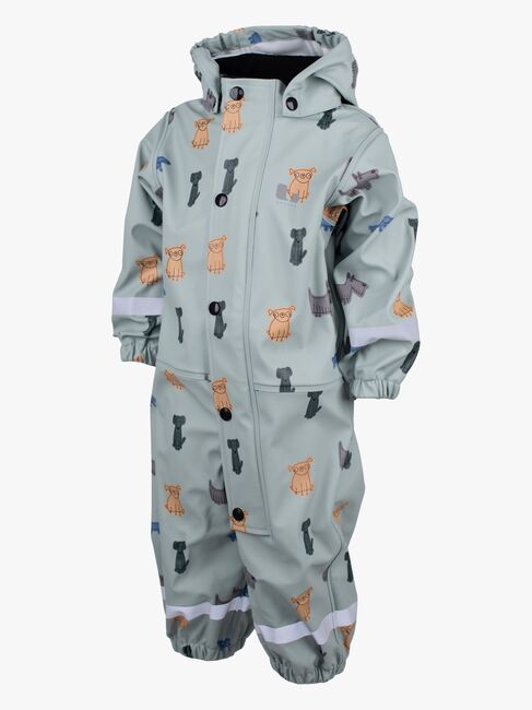 Lindberg Vattholma Regndragt, Grøn/Grå