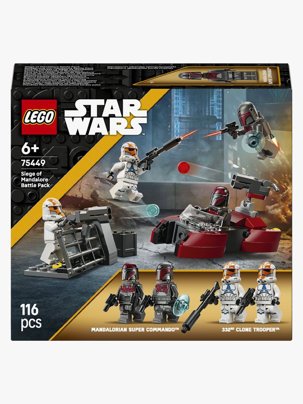 LEGO Star Wars 75449 Battle Pack med belejringen af Mandalore