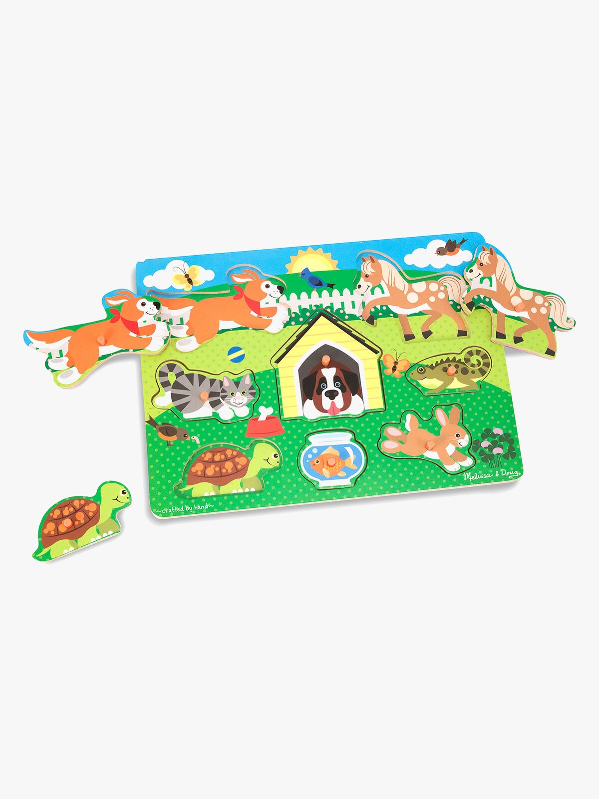 Melissa & Doug Knoppuslespil Kæledyr 8 Brikker