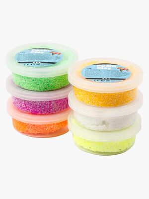 Creativ Company Foam Clay Spring Lufttørrende Ler 6-pak